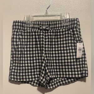Old Navy Buffalo Plaid Drawstring Shorts NWT